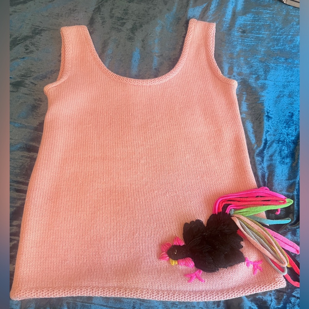 Vintage Rooster Sweater Tank
